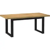 Syfax Esstisch NOAIN U-Form-Beine 180x90x75 cm Massivholz Kiefer