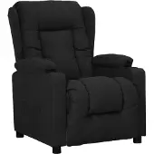 The Living Store Relaxsessel Schwarz Stoff