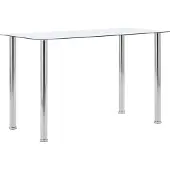 Syfax Esstisch Transparent 120 x 60 x 75 cm Hartglas
