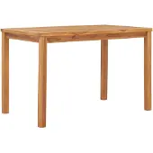 Syfax Garten-Esstisch 120x70x77 cm Massivholz Teak