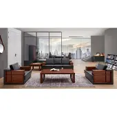 AEA Garten-Couchtisch aus PVC, MDF und Stahl in modernem Design