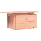 Syfax Gartentisch 100x50x75 cm Massivholz Douglasie