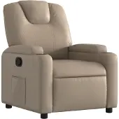 Syfax Relaxsessel Cappuccino-Braun Kunstleder