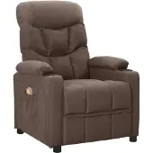 Syfax Massagesessel Taupe Stoff
