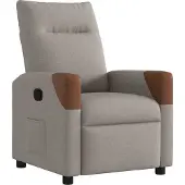 Syfax Relaxsessel Taupe Stoff