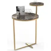 AEA Luxus Beistelltisch Designer Edelstahl Tische Wohnzimmer Couchtisch