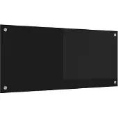 Syfax Küchenrückwand Schwarz 90 x 40 cm Gehärtetes Glas