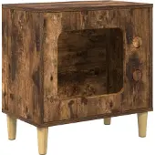 Syfax Katzenhaus Räuchereiche 51 x 30 x 52 cm Holzwerkstoff