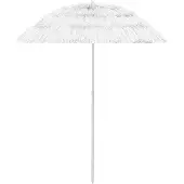 Syfax Sonnenschirm Hawaii Weiß 180 cm