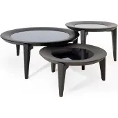 AEA Perfekte Wohnzimmer Set aus Stilvoll 2х Couchtische und Beistelltisch