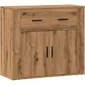 Syfax Sideboard Artisan-Eiche 80x33x70 cm Holzwerkstoff