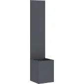 Syfax Garten Sichtschutz-Leinwand Anthrazit 32 x 32 x 150 cm