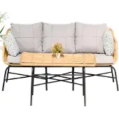 AEA Gartenmöbel Sofa Tisch Couchtisch Veranda Esstisch Stilvolle Garten Modern