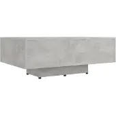 Syfax Couchtisch Betongrau 85x55x31 cm Holzwerkstoff