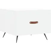 Syfax Couchtisch Weiß 50x50x40 cm Holzwerkstoff