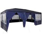 Syfax Party-Zelt 600 x 400 x 266 cm Blau Polyethylen