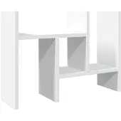 Syfax Schreibtisch-Organizer Weiß 34,5x15,5x35,5 cm Holzwerkstoff