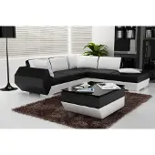 AEA Ledersofa Couch Sofagarnitur Ecksofa Eck Garnitur Design Modern Sofa R7002B