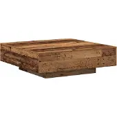Syfax Couchtisch Altholz 100 x 100 x 31 cm