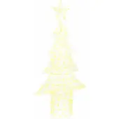 Syfax Weihnachtsbaum 240 LEDs Warmweiß 150 cm Acryl