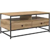 Syfax Couchtisch Artisan-Eiche 100 x 51 x 45 cm Holzwerkstoff
