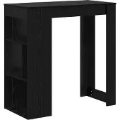 Syfax Bartisch 102 x 50 x 103,5 cm Holzwerkstoff Schwarz Eichen-Optik
