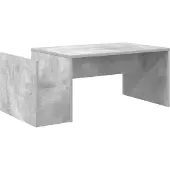 Syfax Couchtisch Beton Grau 90 x 45 x 35 cm Holzwerkstoff