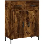 Syfax Sideboard Räuchereiche 69,5x34x90 cm Holzwerkstoff