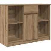 Syfax Sideboard mit Schublade Artisan-Eiche 101x35x76cm Holzwerkstoff