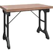 Syfax Esstisch 110x65x82 cm Massivholz Tanne und Eisen