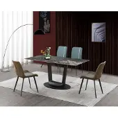 AEA Luxus Tisch Esstisch Tische Design Edelstahl Möbel Esszimmer 180x90 Esstische