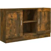 Syfax Sideboard Räuchereiche 120x30,5x70 cm Holzwerkstoff