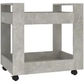 Syfax Bürowagen Betongrau 60x45x60 cm Holzwerkstoff