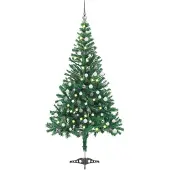 Syfax Künstlicher Weihnachtsbaum Beleuchtung Kugeln 120cm 230 Zweige