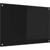 Syfax Küchenrückwand Schwarz 90 x 60 cm Gehärtetes Glas