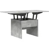 Syfax Couchtisch Beton Grau 55 x 54,5 x 45 cm Holzwerkstoff