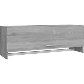 vidaXL Kleiderschrank Grau Sonoma 100x32,5x35 cm Holzwerkstoff