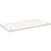 Syfax Schreibtischplatte Weiß 80x40x2,5 cm Massivholz Kiefer