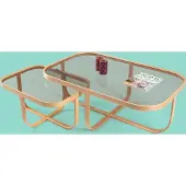 AEA Rechteckige Couchtische Designer Wohnzimmer Tische 2x Sofatische 2tlg