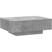 Syfax Couchtisch Betongrau 90x60x31 cm Holzwerkstoff