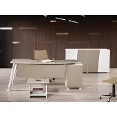 Xl Moebel Gmbh Arbeitstisch Komplettbüro Büromöbel Schreibtisch 3tlg Holz Set Beige