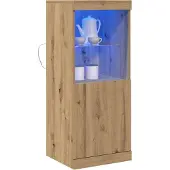 Syfax LED-Sideboard Artisan-Eiche 41 x 37 x 100 cm Holzwerkstoff