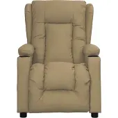 Syfax Relaxsessel Cappuccino-Braun Kunstleder