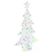 Syfax Weihnachtsbaum 160 LEDs Mehrfarbig 150 cm Acryl