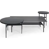 AEA Luxus Couchtisch Designer Möbel Set 3tlg 2x Beistelltisch Wohnzimmer Komplett