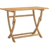 Syfax Gartentisch Klappbar 110x55x75 cm Massivholz Akazie