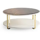 AEA Couchtisch Wohnzimmer Rund Möbel Luxus Holz Modern Design