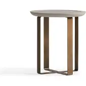 AEA Kaffeetisch Sofatisch Couchtisch Beistelltisch Gold Wohnzimmer Metall