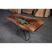 AEA Couchtisch Braun Modern Design Holz Rechteckig Hochwertig Möbel Wohnzimmer