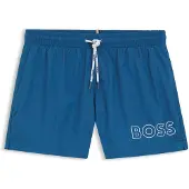 BOSS für Herren. 50469280 Badeanzug mit blauem Streifen und blauer Umrandung (L), Strandbekleidung, Polyamid